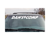 Dan's Comp Dans Comp Windshield Decal (White)